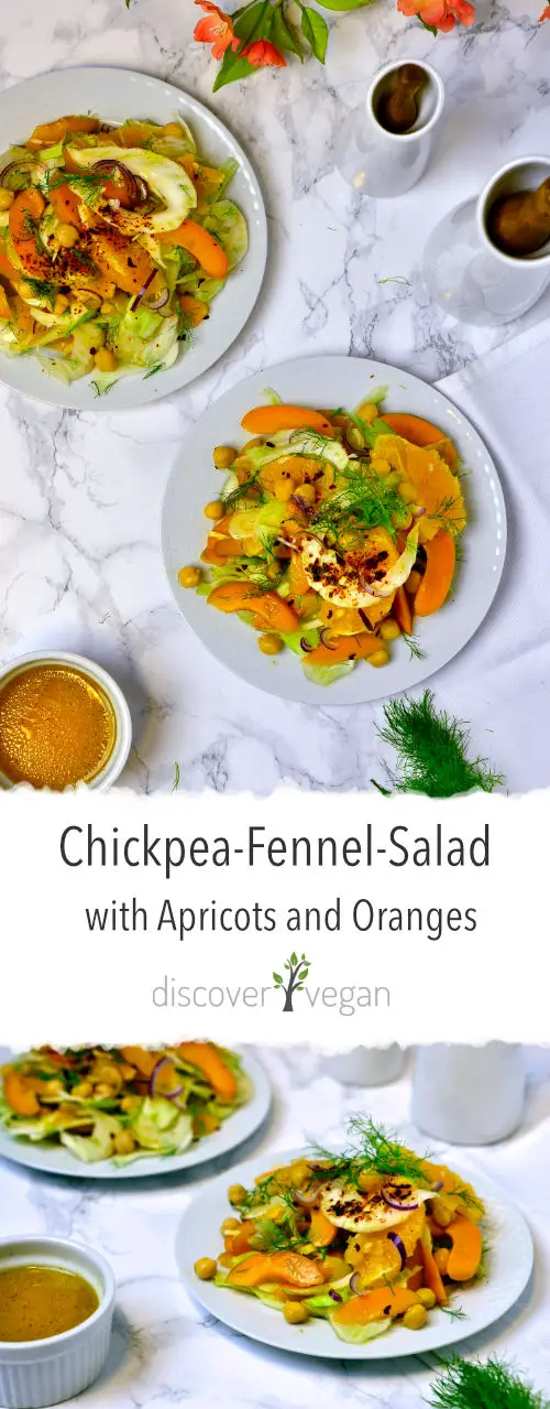 Chickpea-Fennel-Salad with Apricots and Oranges