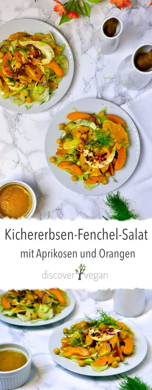 Kichererbsen-Fenchel-Salat mit Aprikosen und Orangen