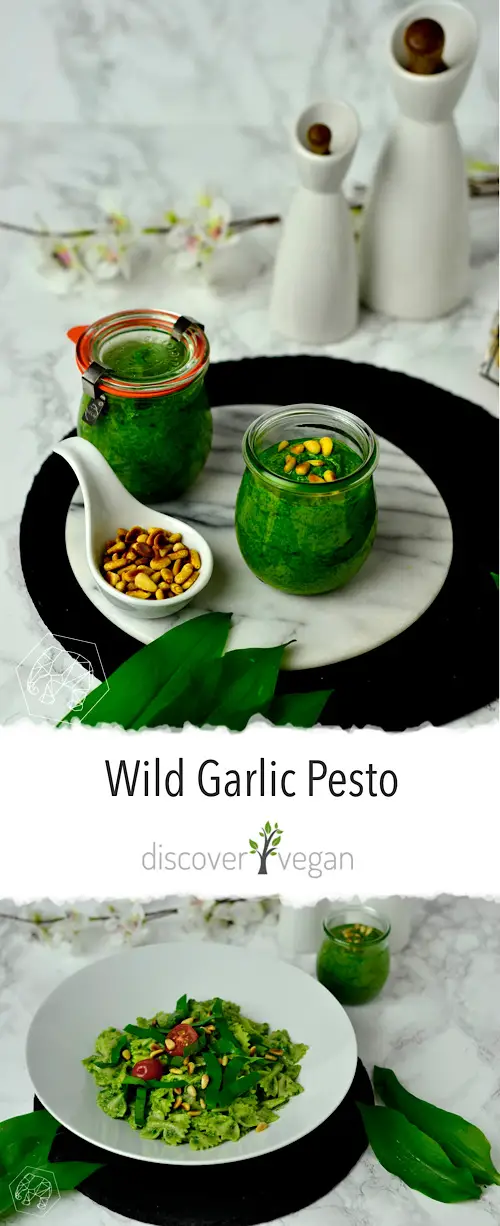 Wild Garlic Pesto - Vegan, Quick and Easy