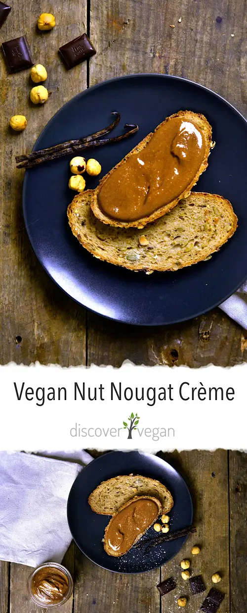 Vegan Nutella  - Homemade Nut Nougat Crème 