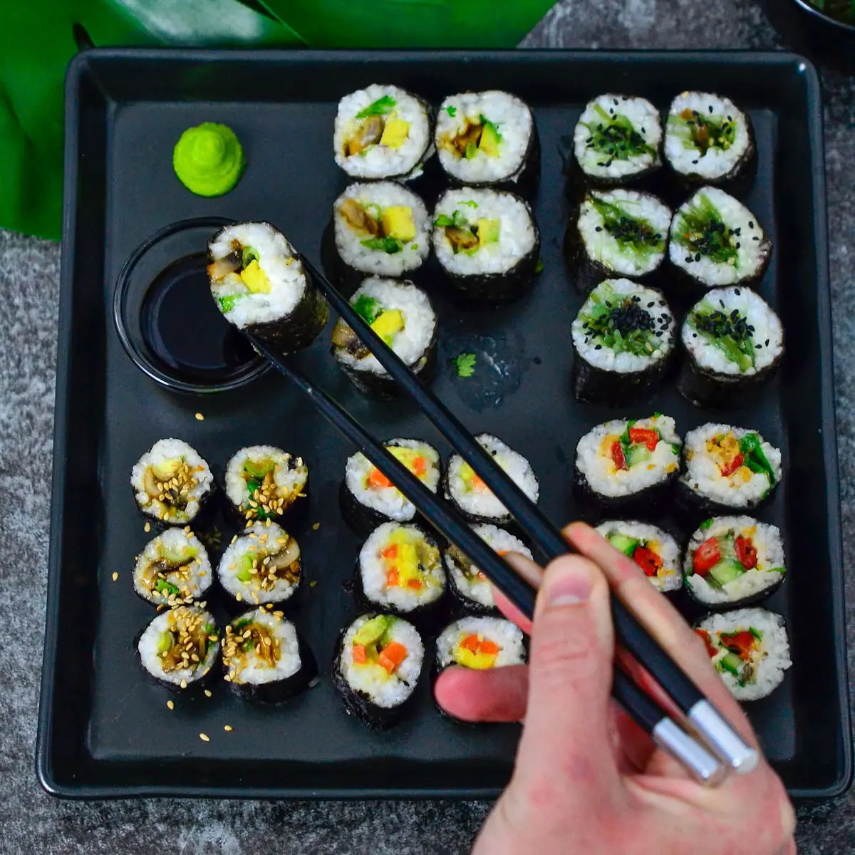Veganes Maki Sushi