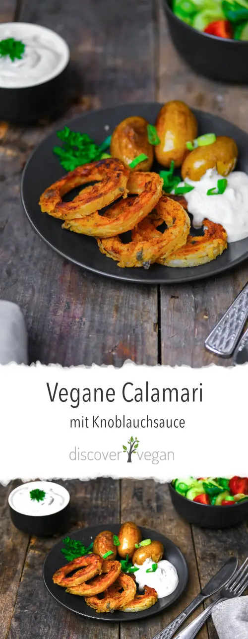 Pinterest Pin für Vegane Calamari